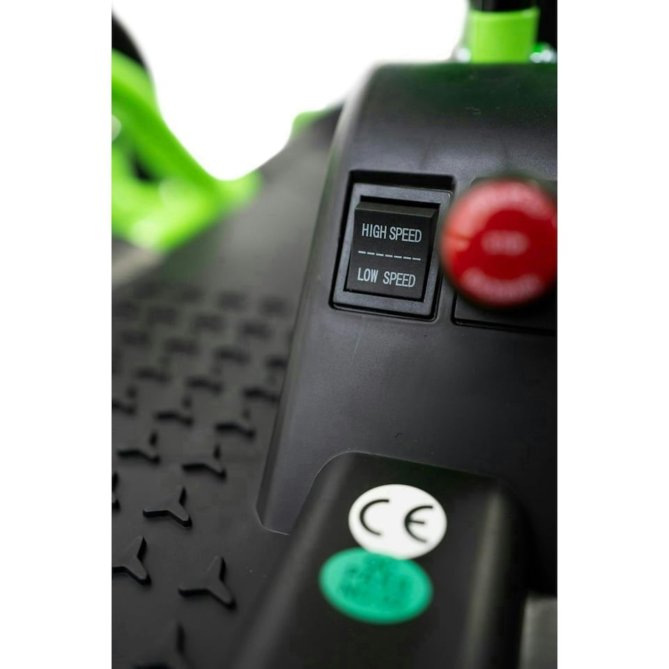 image 1 of XN E-Go Kart 24v Kids Electric Go Kart Ride On - Black/Green