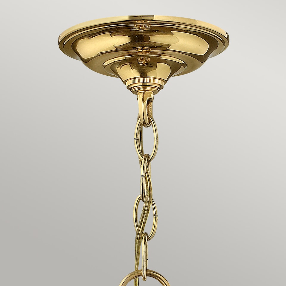 image 1 of Gentry 4 Light Medium Ceiling Lantern Pendant Polished Brass, E14