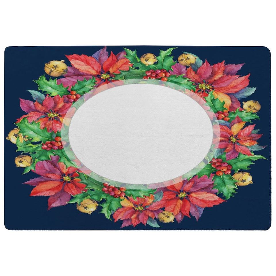 image 1 of Holly & Bright Leaves (Rug) Multi | Large: 140x200cm