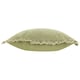 image 4 of Yard Bertie Cotton Velvet Cushion | Green | Sage | 45 x 45cm | 1