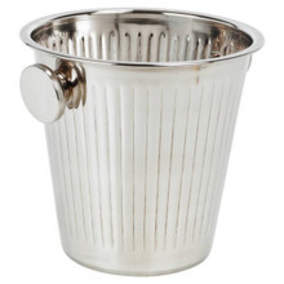 image 1 of Stainless Steel Champagne Cooler Bucket | Silver | 22 x 21 x 22 | 1