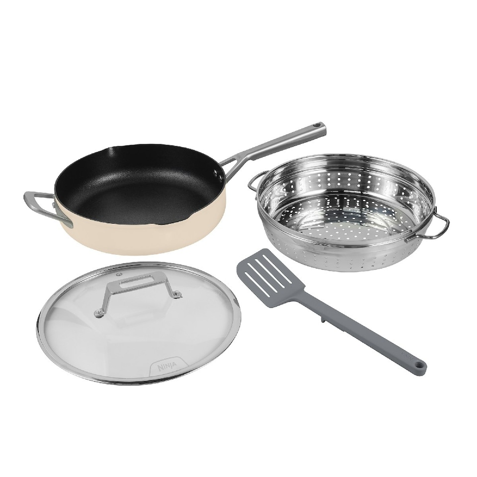 image 1 of Ninja CW102WHUK Foodi 9-in-1 Possible Pan with ZEROSTICK Vanilla Bean
