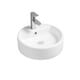 image 2 of Limoge 7465 Ceramic All-in-One Thick-Edge Countertop Basin