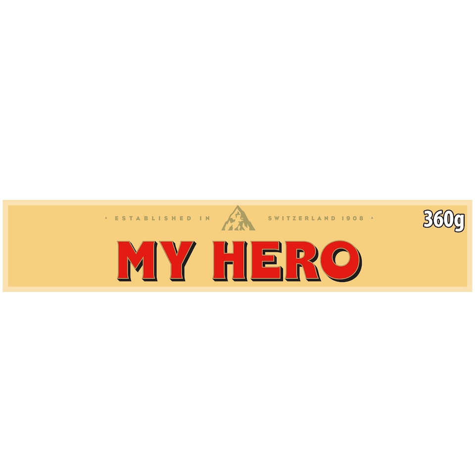image 1 of Toblerone My Hero Chocolate Gift Bar 360g