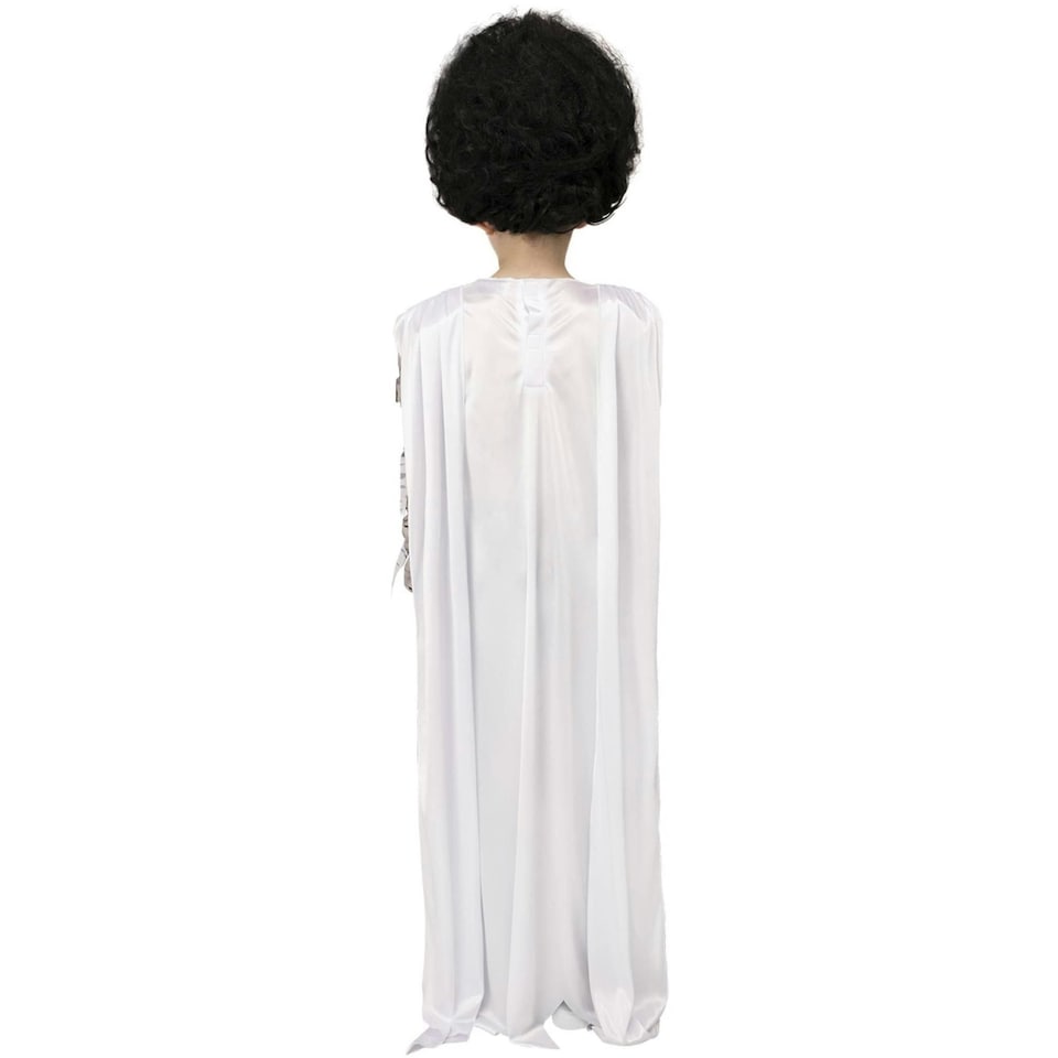 image 1 of Universal Monsters Girls The Bride Of Frankenstein Costume Set - White - 10-12 Years 10-12 years