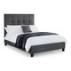 image 2 of Premium - Slate Grey Fabric Bed Frame - Double 4'6" (135cm)