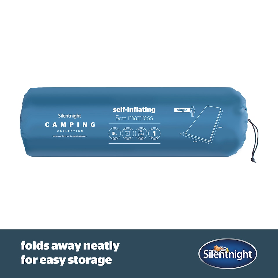 image 1 of Silentnight Camping Collection Self-Inflating Mattress - Single
