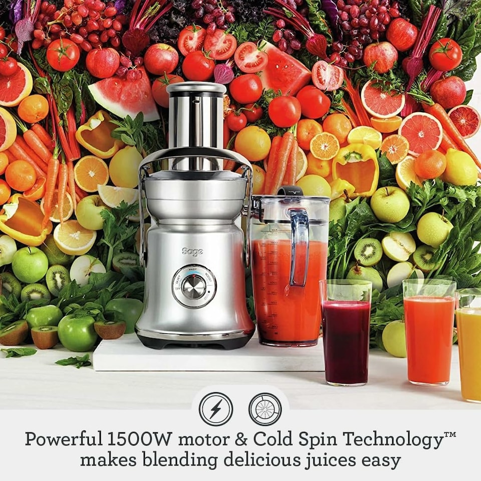image 1 of Sage the Nutri Juicer Cold XL, Brushed Stainless Steel