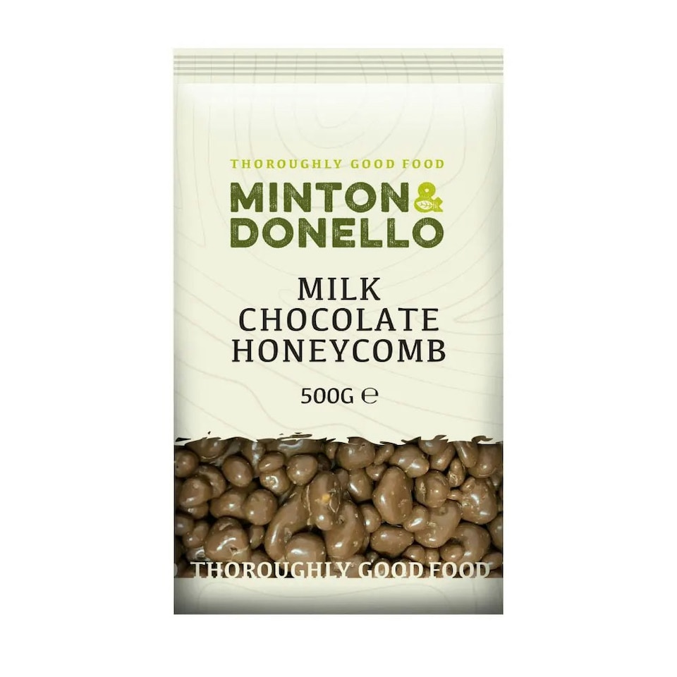 image 1 of Minton & Donello Milk Chocolate Honeycomb 6 x 500g