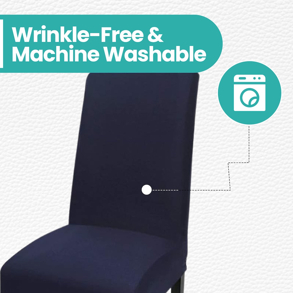 image 1 of High-Back Chair Covers, Spandex Stretch, Universal Protective Slipcover
