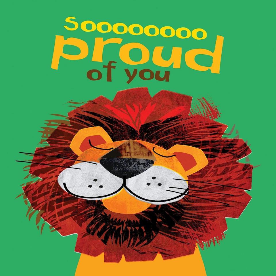 image 1 of Soooooooo Proud Of You, Lion - Art Card By Paul Delaney