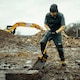 image 7 of JCB 250 x 300mm Square Mouth Site Master Shovel, Heavy-Duty Steel Blade