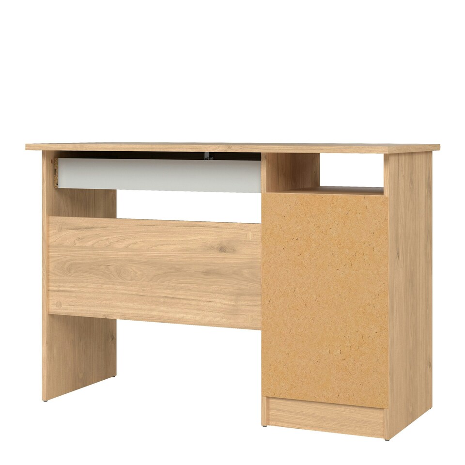 image 1 of Function Plus 4 Drawer Desk Handleless Drawer in Jackson Hickory Oak
