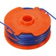image 6 of SPARES2GO Dual Strimmer Line Spool + Cover Cap Kit compatible with McGregor 350w MET3525 Trimmer