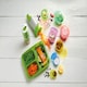 image 2 of KitchenCraft Bento Box Set Green Plastic 5 Pack