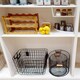 image 4 of Set of 2 Rowan Black Wire Storage Baskets Black