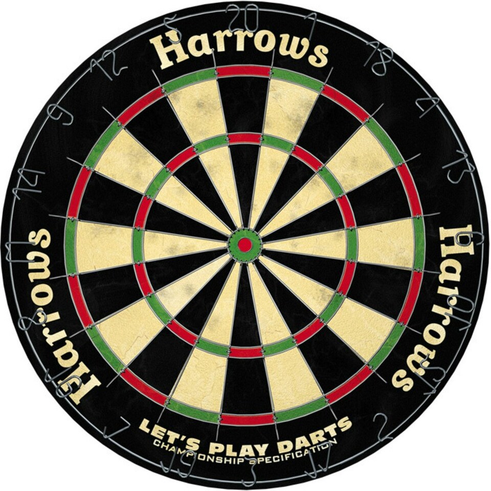 image 1 of Harrows Lets Play Bristle Dartboard Set - Multicoloured - One Size