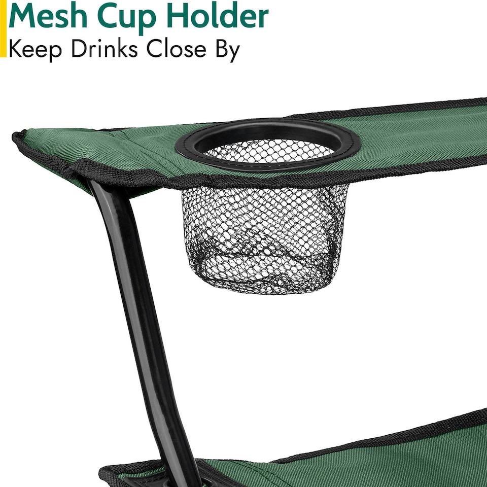 image 1 of Folding Camping Chair - Green