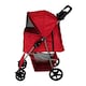 image 3 of Pet Stroller with Rain Cover – Red | Multi | One Size