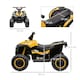 image 7 of HOMCOM 12V Electric Quad Bikes for Kids Ride On Car ATV Toy for 3-5 Years Yellow