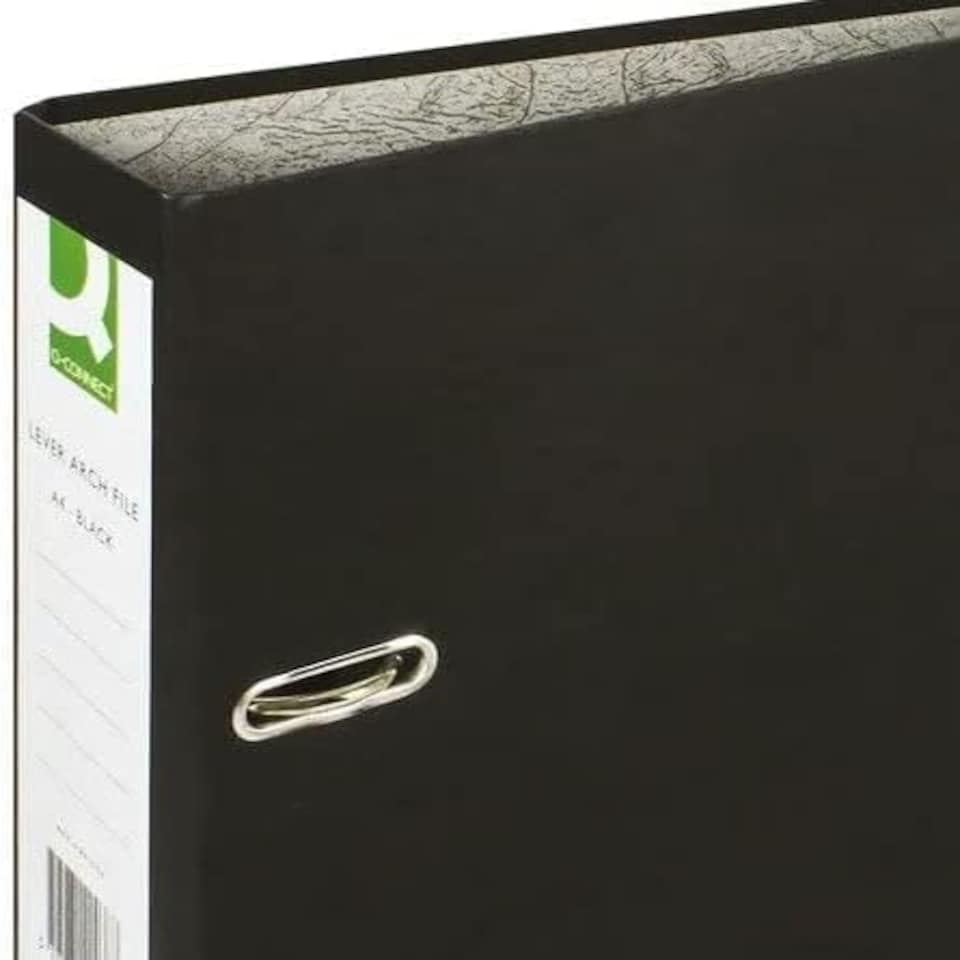 image 1 of Pack of 10 A4 Paperbacked Black Lever Arch File