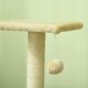 image 8 of PawHut 72cm Cat Tree Tower with Scratching Post Perch, Indoor, Cream white