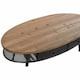 image 2 of Centre Table DKD Home Decor Brown Black Metal Fir 120 x 58 x 42 cm N/A