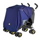 image 1 of koo-di real sunshady universal double stroller cover Blue