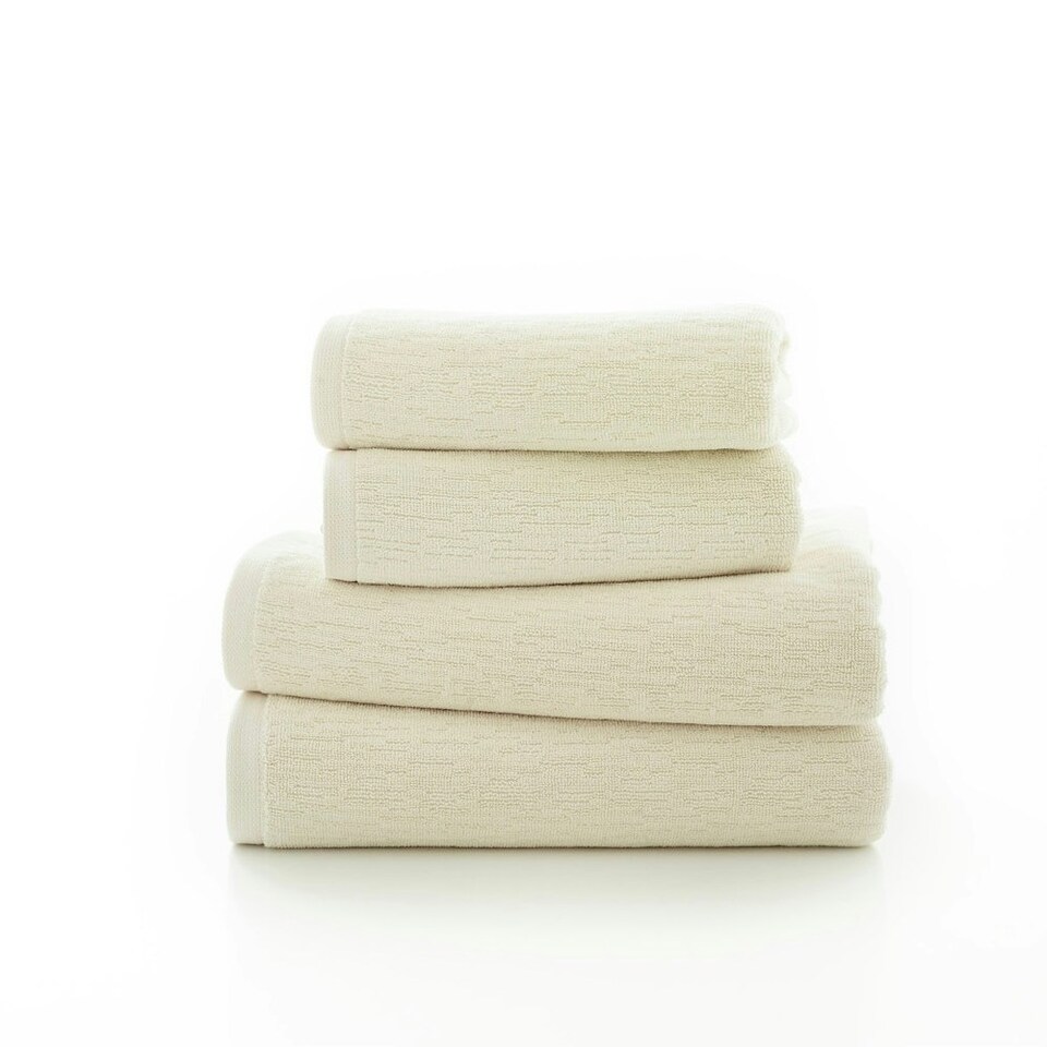 image 1 of Linwood Ultra Soft Towels – 700GSM 100% Cotton | Highly Absorbent & Durable Luxury Bath Towels Cream | Hand towel