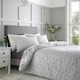 image 2 of Catherine Lansfield Elinda Floral Grey Duvet Cover Set Grey | King