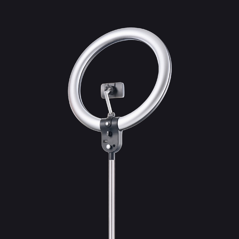 image 1 of Daylight Aura Ring Light Premium 6000K LED with USB Port & Carry Bag