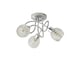 image 7 of ValueLights Reyka 3 Way Silver Ceiling Light | Silver