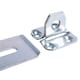 image 2 of Blackspur Heavy-Duty Steel Safety Hasp & Staple - 100mm - Zinc | Silver | Zinc
