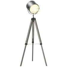 HOMCOM Tripod Floor Lamp Height Adjustable E27 Base for Living Room Bedroom