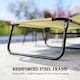image 7 of Outsunny Folding Lounge Chair Outdoor Chaise Lounge for Bench Patio