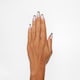 image 4 of Invogue Black French Tip Coffin Nails - Pack of 24