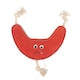 image 1 of Benji & Flo Crazy Faces U Donut Dog Toy - Multicoloured - One Size
