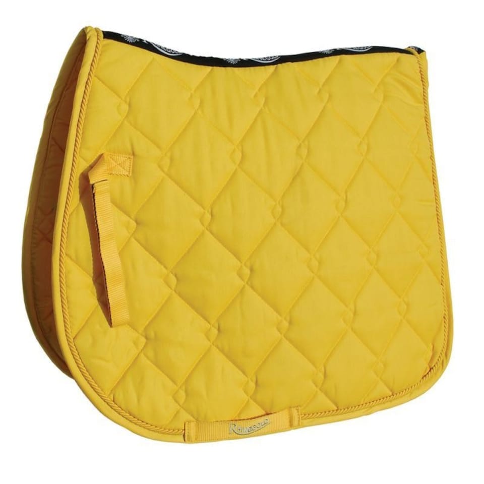 image 1 of Rhinegold Elite Diamond Saddle Pad Black | Size: Cob
Colour: Black