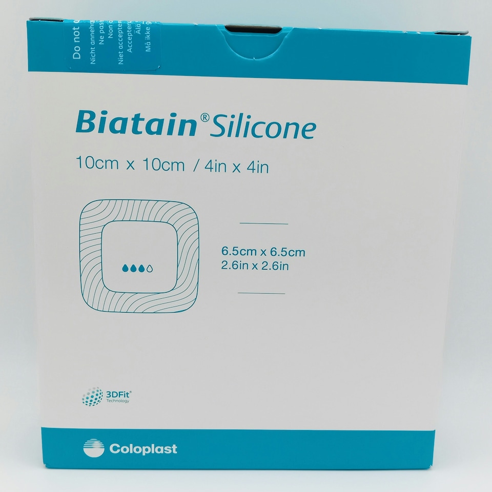 image 1 of Biatain Silicone 10cm x 10cm - Box of 10