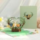 image 5 of Two Birds in Heart Nest 3D Pop Up Greeting Card