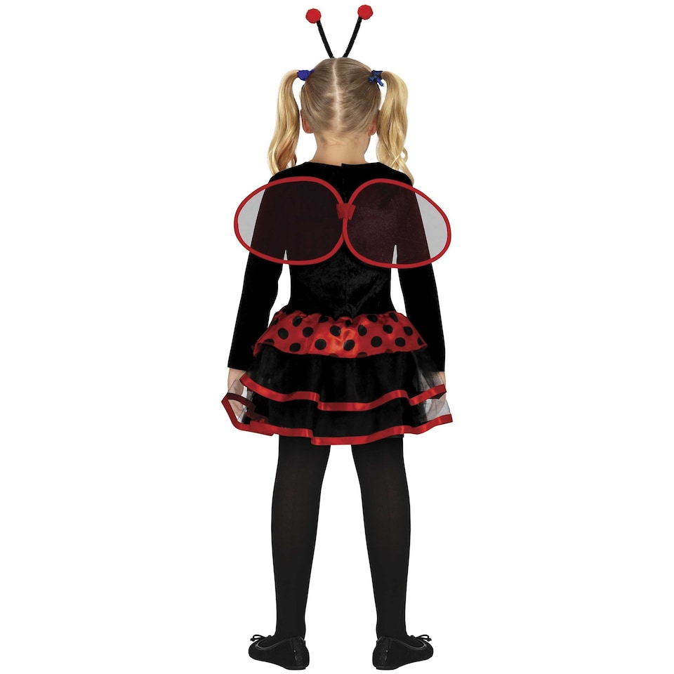 image 1 of Fiestas Guirca Girls Ladybird Costume Set | Red | Red/Black | 3-4 years | 1