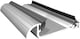 image 1 of Exitex Macclex 15/56 Aluminium Door Threshold Draught Excluder Cill for 56mm Doors, 914mm | Silver