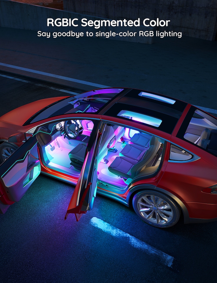image 1 of Govee Interior Car Lights （30 Scene Mode + 4 Music Mode)--Without Remote Control