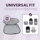 image 7 of Potty Training Car Seat Protector Cover for Spills, Nappy Leaks, and Accidents - No Bucklehole Grey