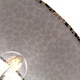 image 4 of Modern and Distinctive Leopard Print Table-Pendant Lamp Shade in Soft Velvet | Black