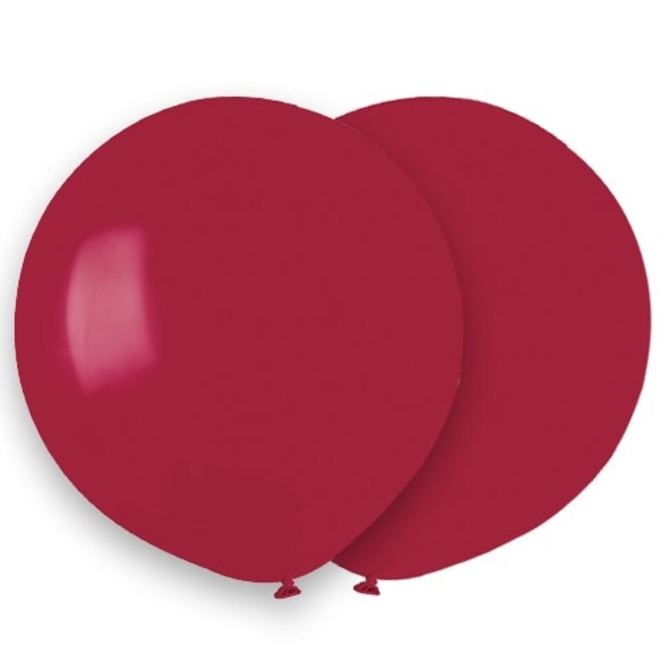Burgundy Biodegradable Latex Balloons 48cm / 19 in - Pack of 25