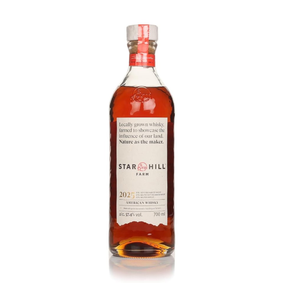 image 1 of Maker's Mark - 2025 Release Star Hill Farm American Wheat Whiskey | Multi | buttery caramel, golden raisins, gingerbread, honeyed toffee, chocolate-covered cherries, apple pie spice, toasted pecans, soft cinnamon | 1