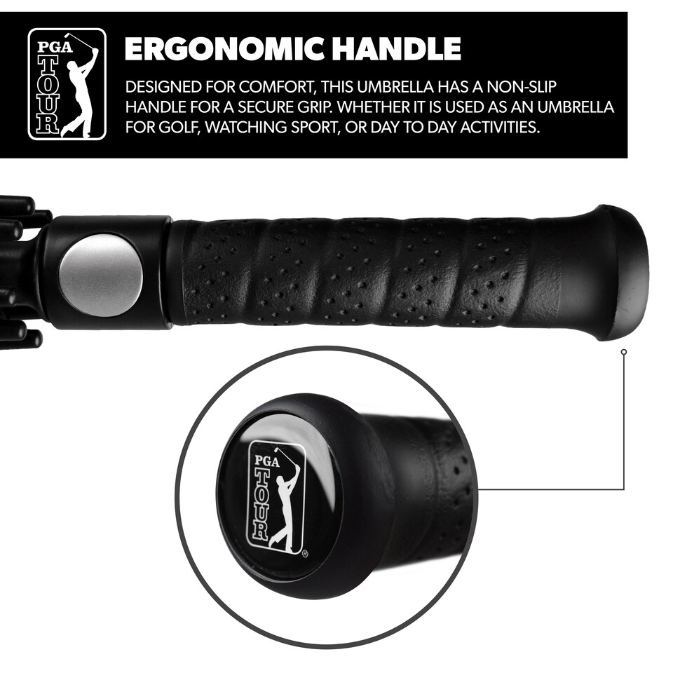 image 1 of Golf Umbrella Windproof Black