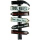 image 1 of Hanging Retro Tool Rules Metal Sign Home Garage PrePunched Hole 25x50cm