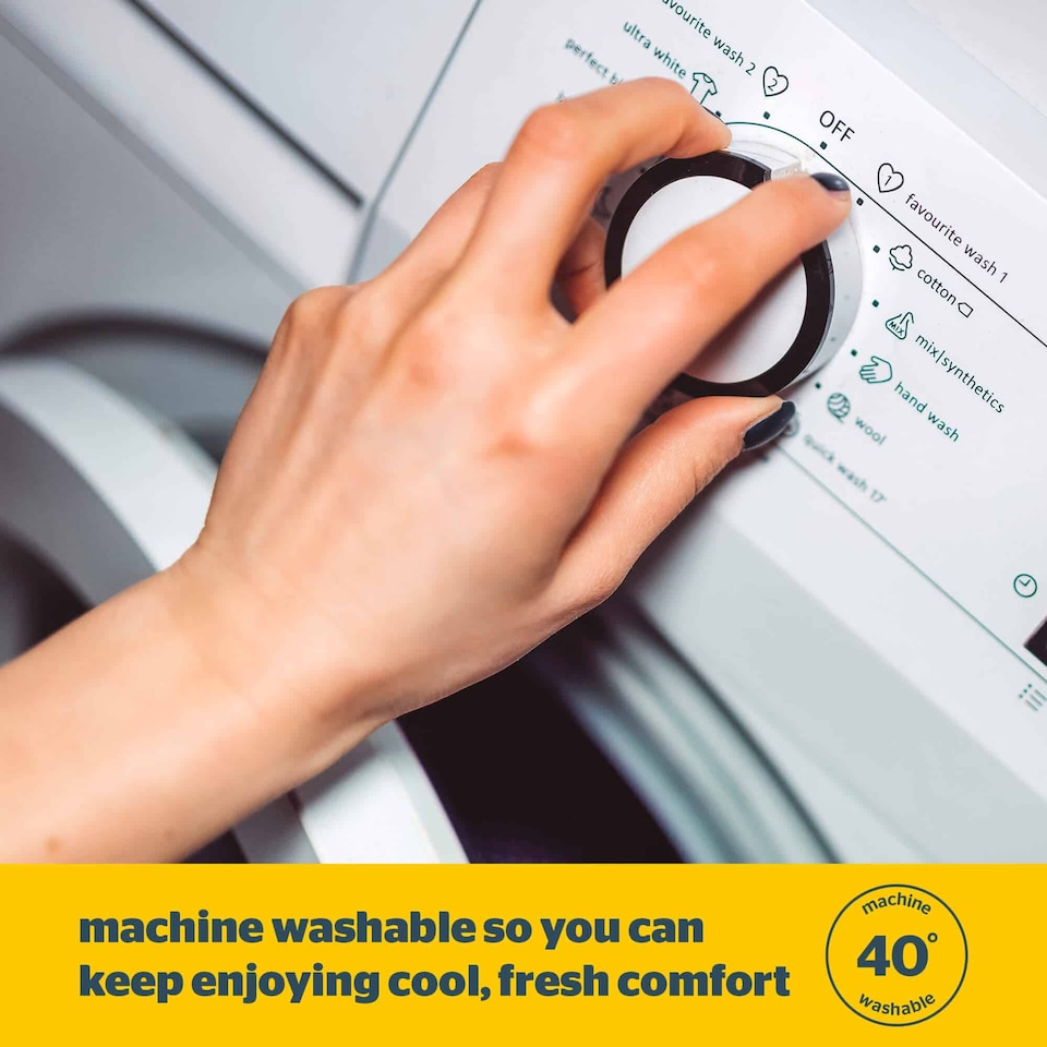 image 1 of Silentnight Cooler Summer Duvet - 4.5 Tog | White | SuperKing